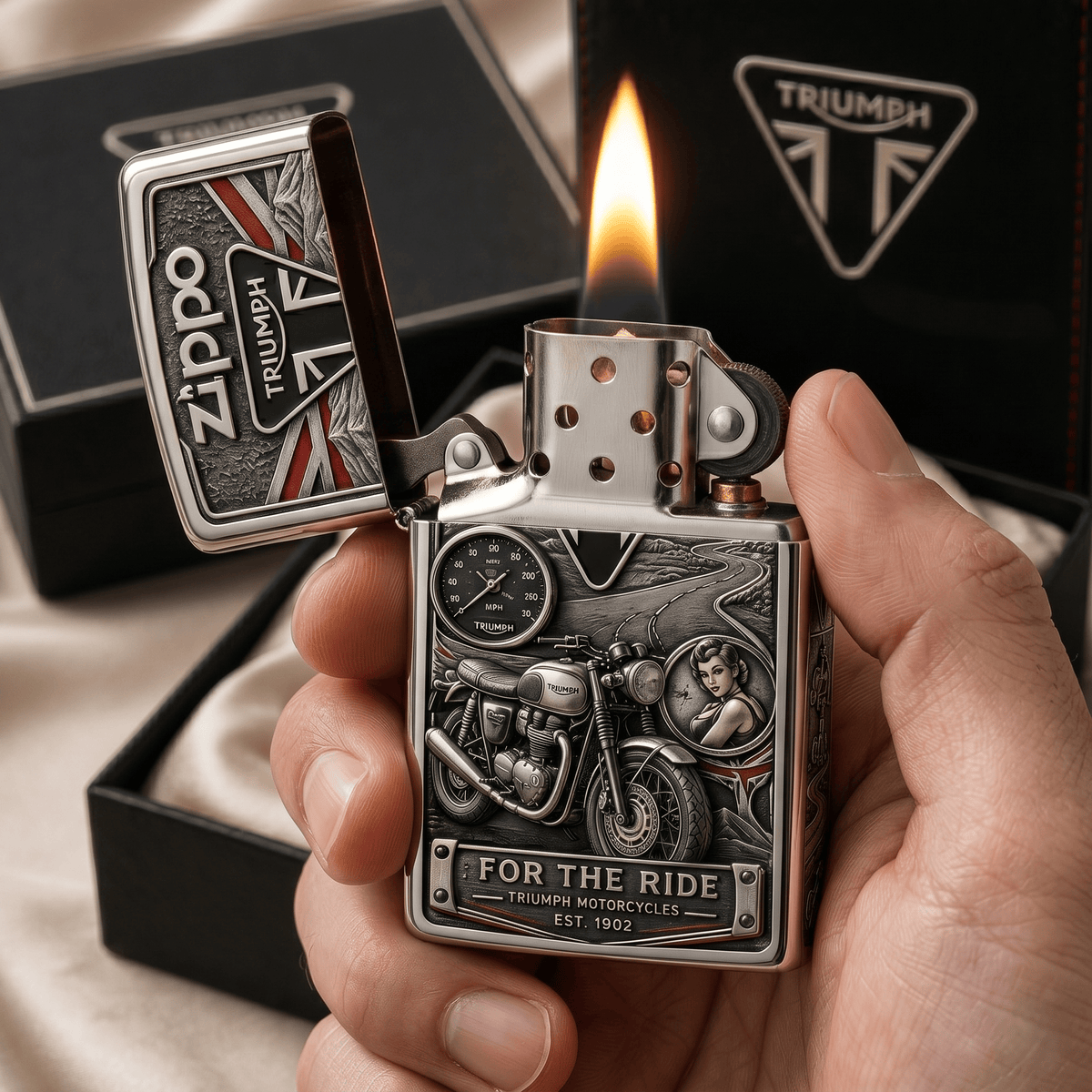 Premium TRI Zippo Lighter TNSM