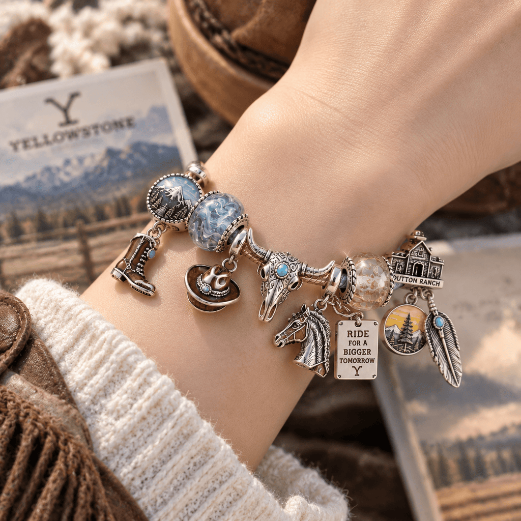 YLST Silver Charm Bracelet Set PTKL