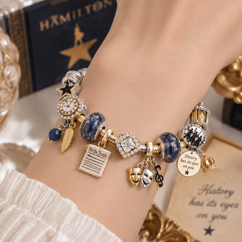 HMT Silver Charm Bracelet Set PTKL