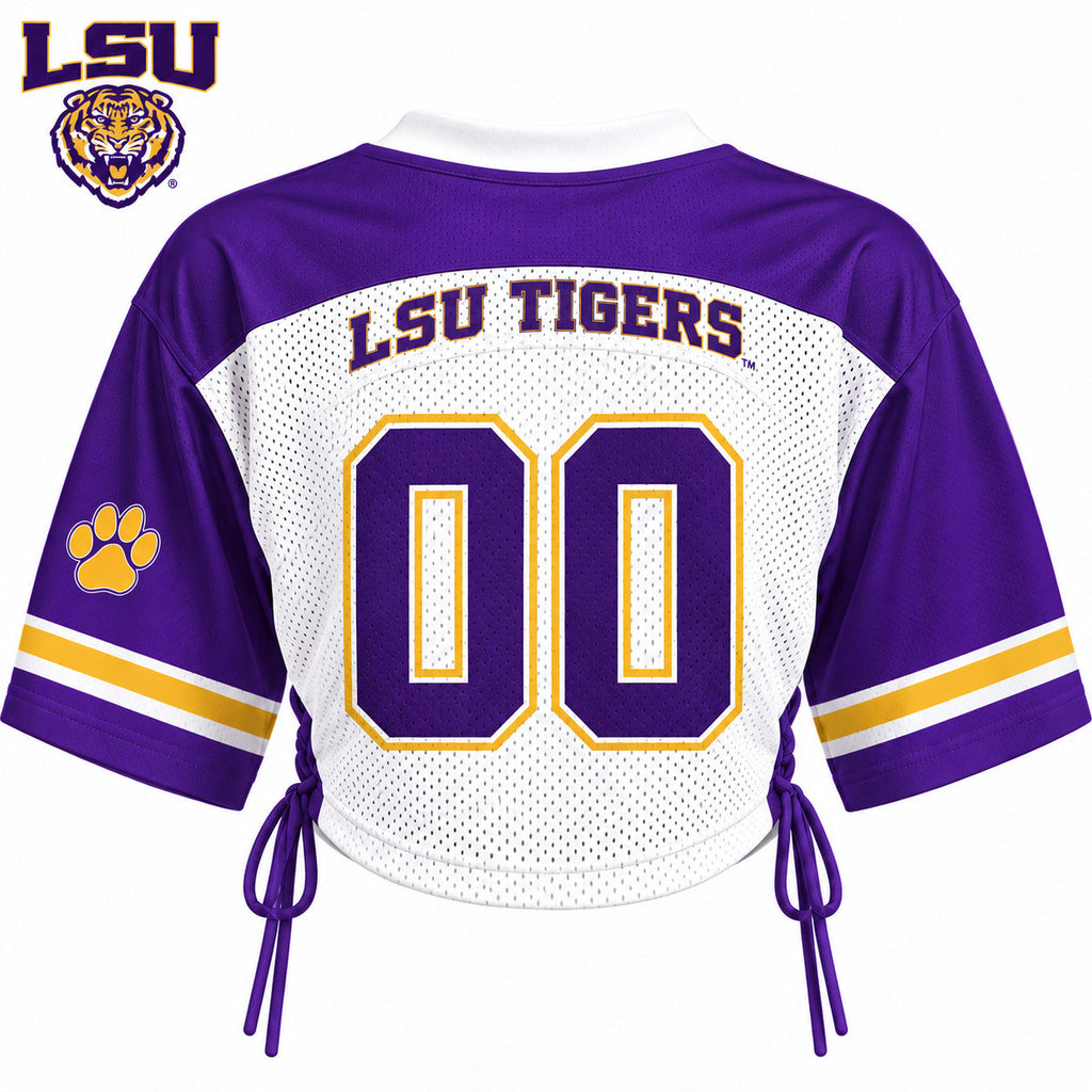Premium LSU Mesh Short-Sleeve Bandeau & Shorts Set TNSM