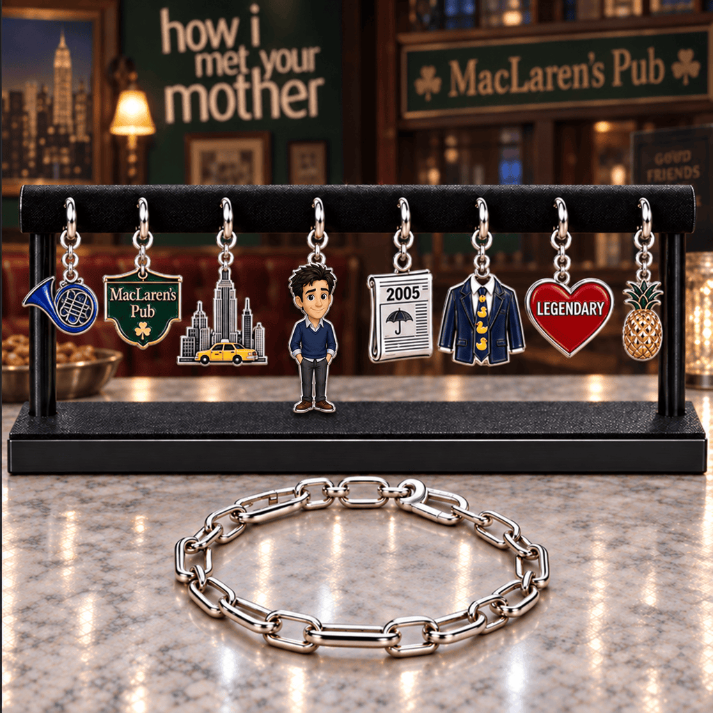 HIMYM Silver Charm Bracelet Set NTVA