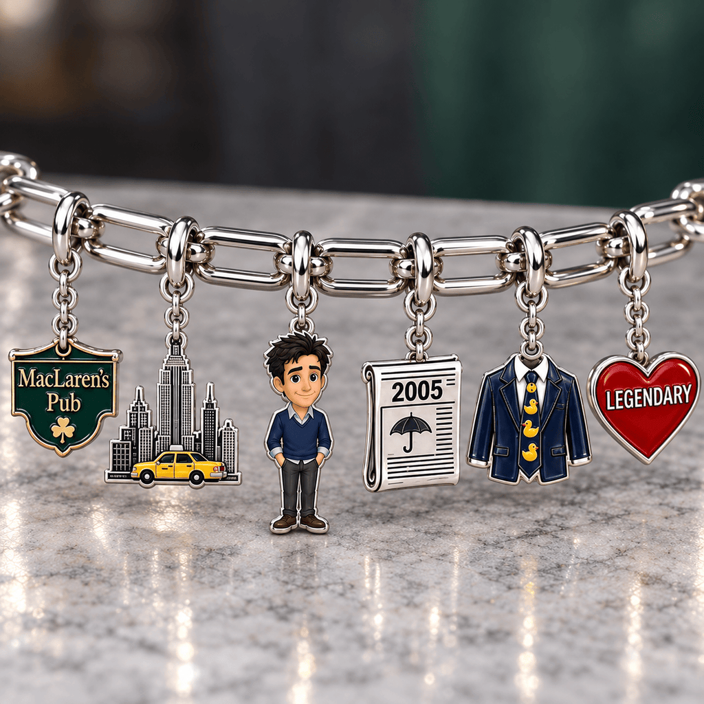 HIMYM Silver Charm Bracelet Set NTVA