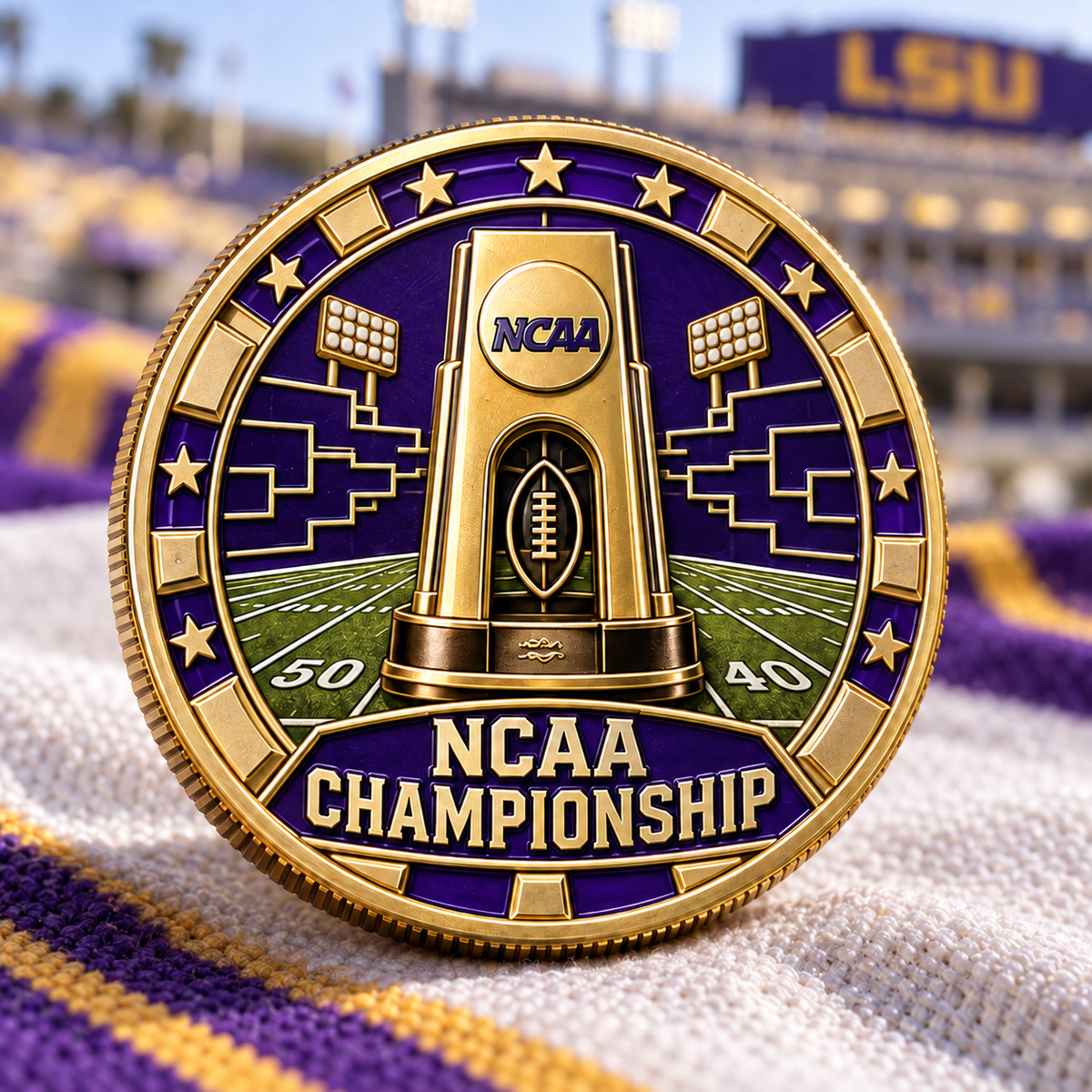 LSU Premium Commemorative Coin Set NPL