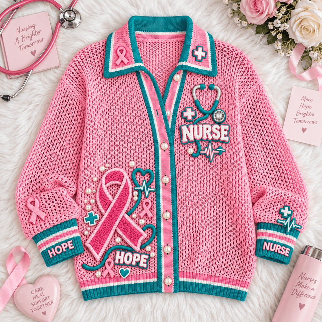 NURSE Women’s Open-Knit Cardigan HTTT