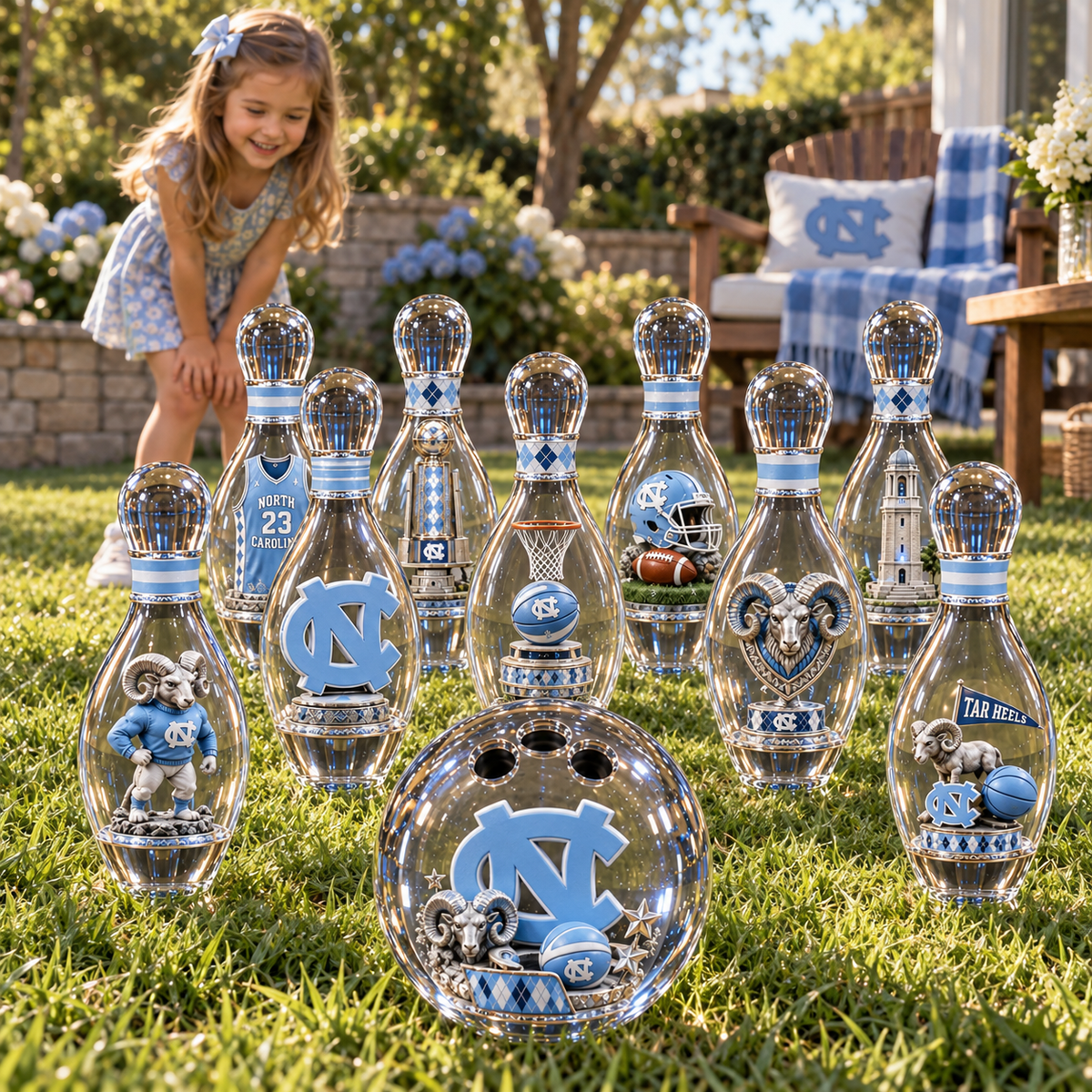 UNC PREMIUM 3D BOWLING SET HTTT