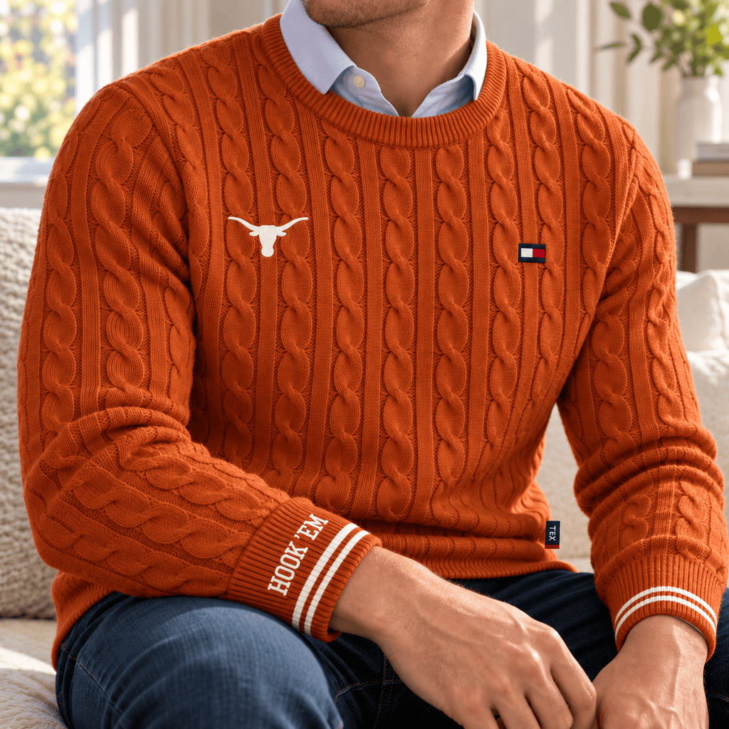 TLH PREMIUM Cable-knit Swrater NHVH