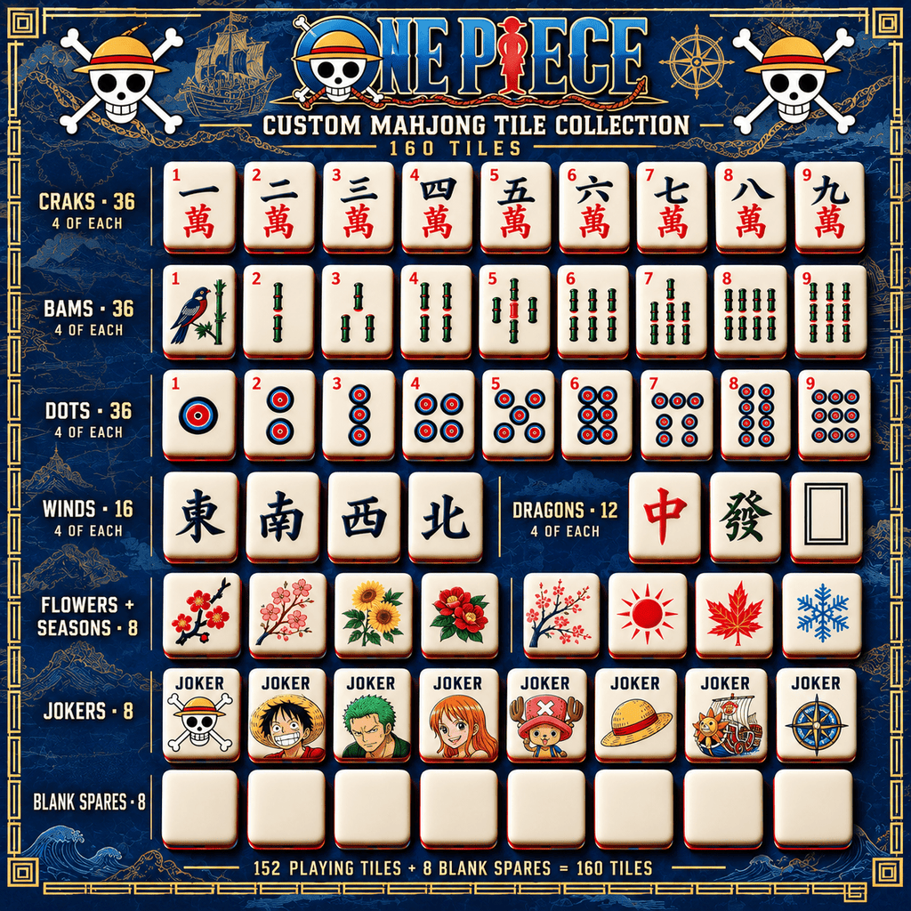 OPC Premium Mahjong Set – Game Night Edition PNPA