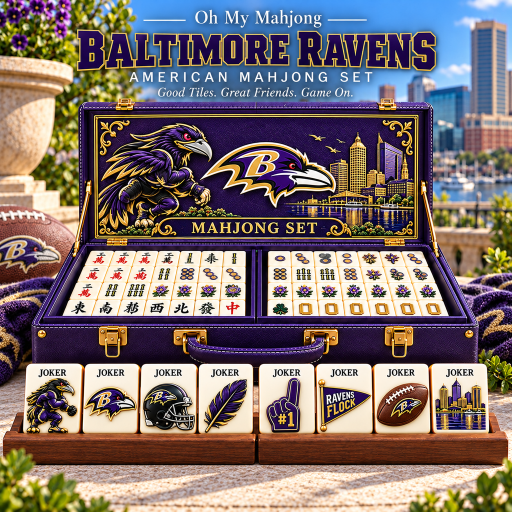 BTR Premium Mahjong Set – Game Night Edition NHVH