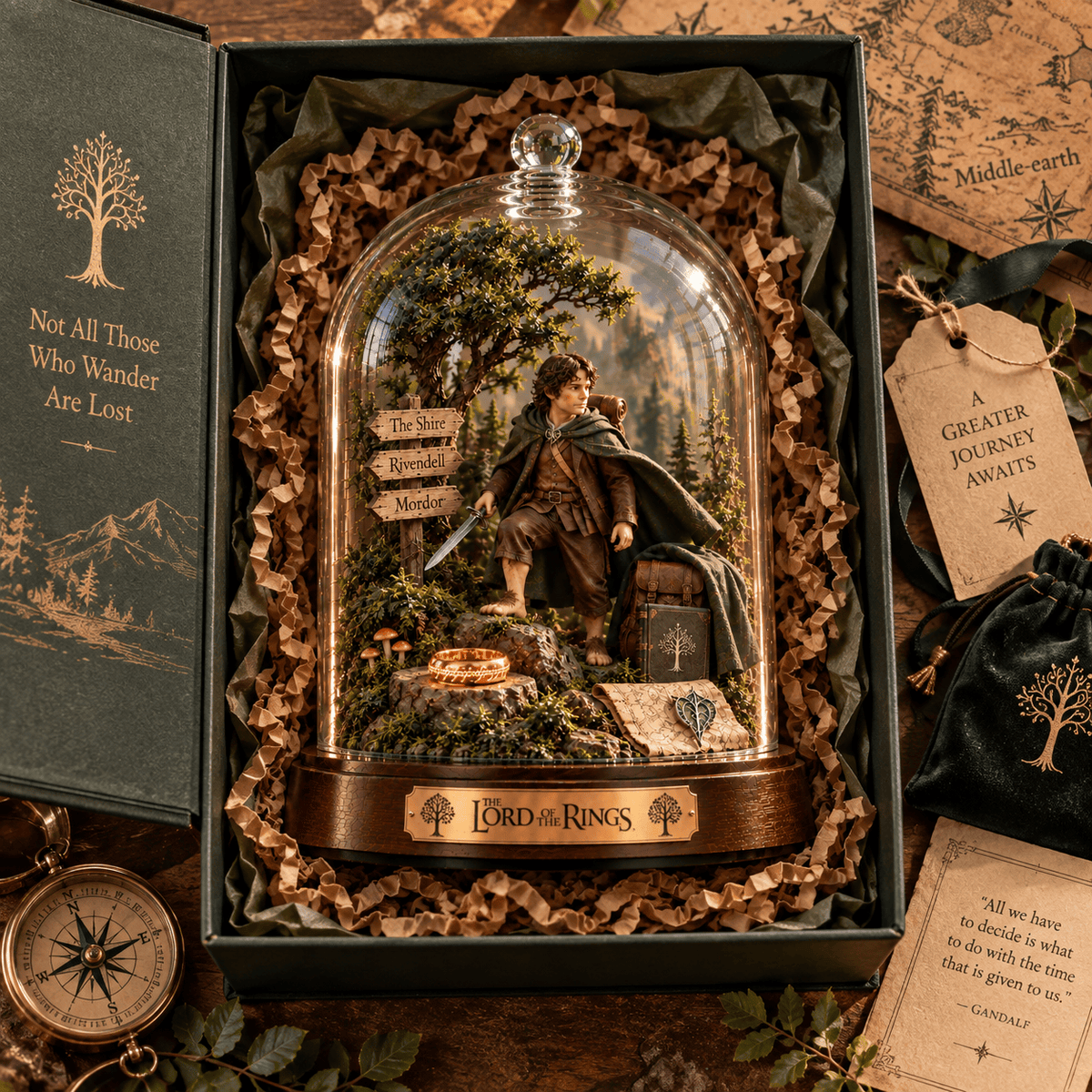 Premium LOTR Glass Dome PDL