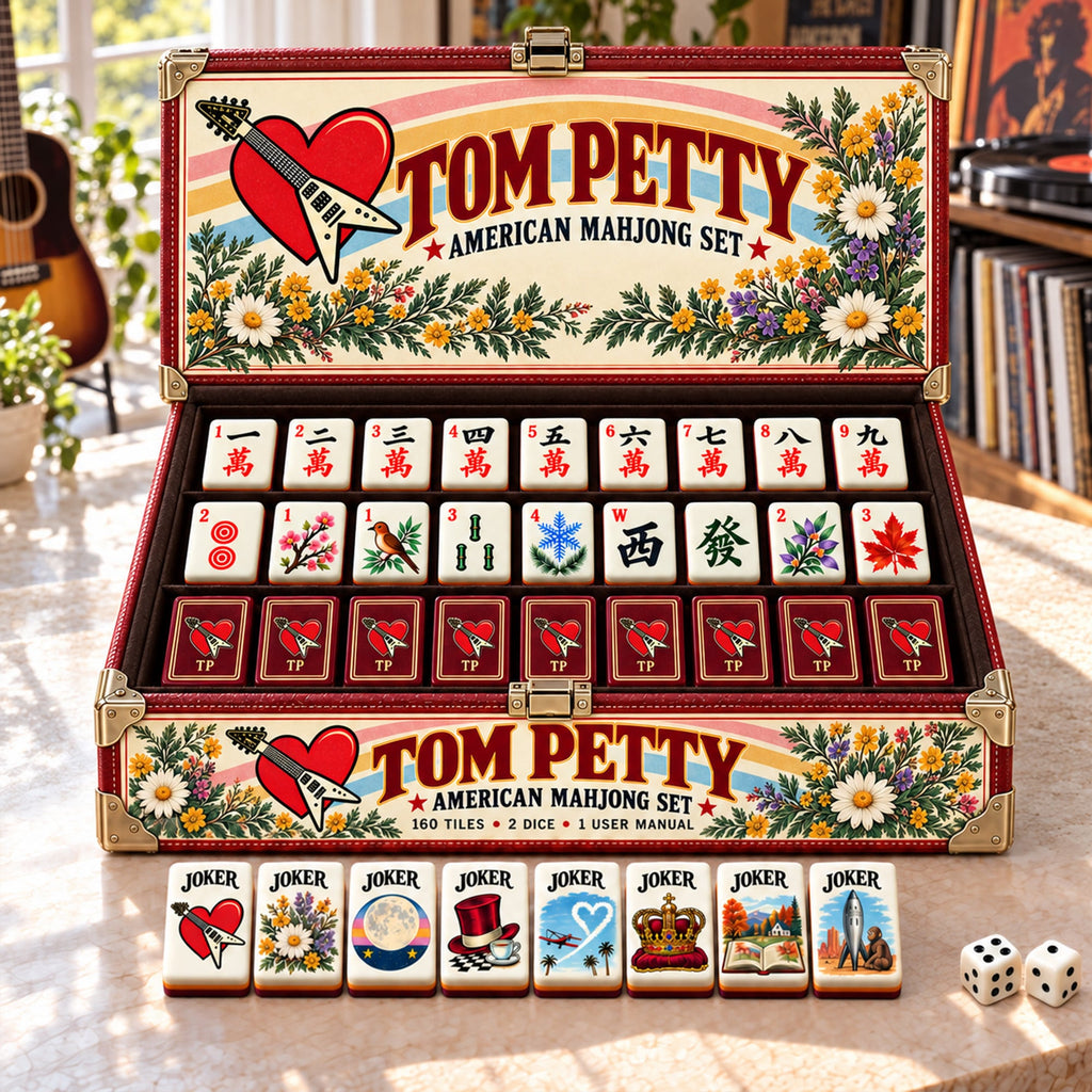 Premium TPT Mahjong Tiles Set PVNA