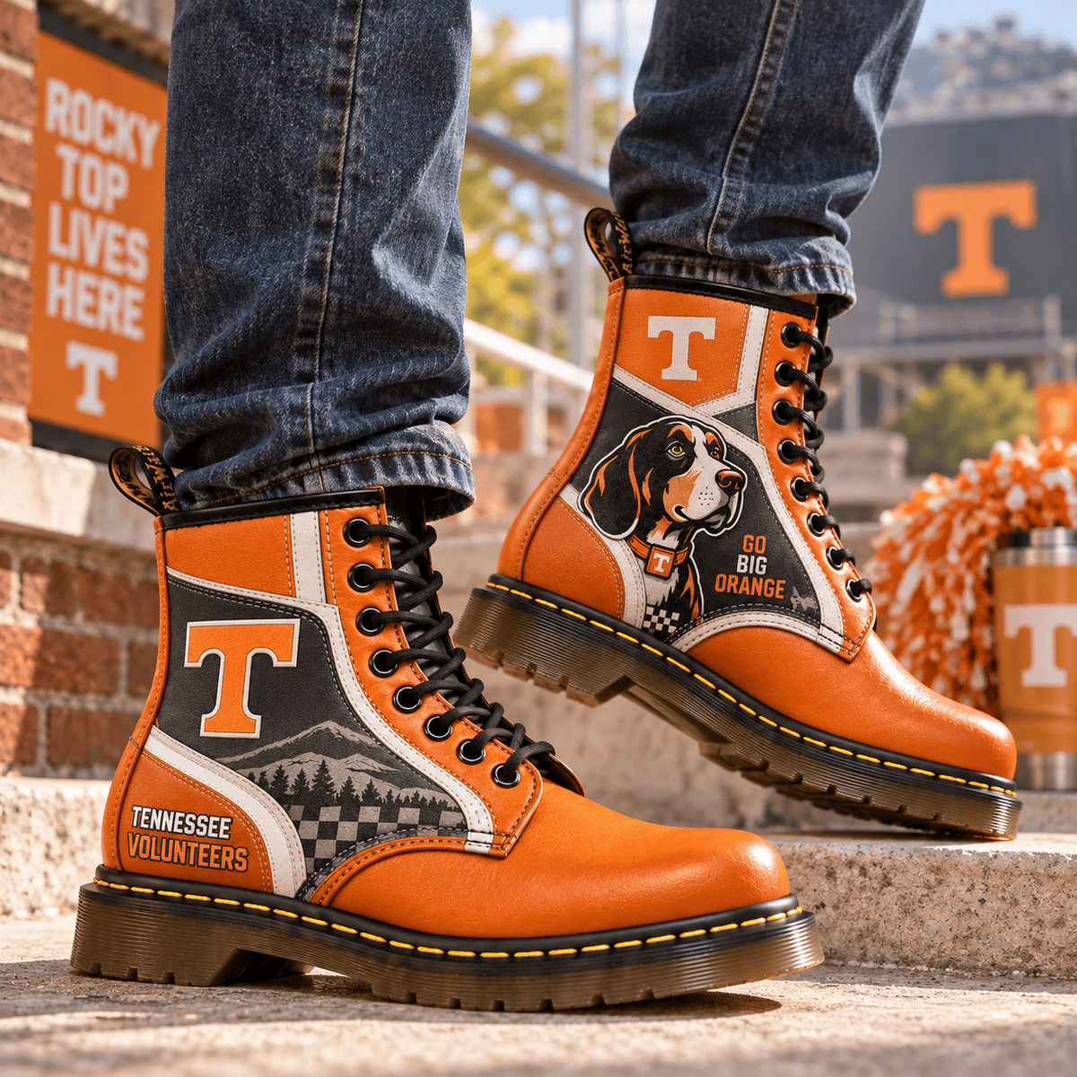 TVF Premium Leather Lace-Up Boots LNTH