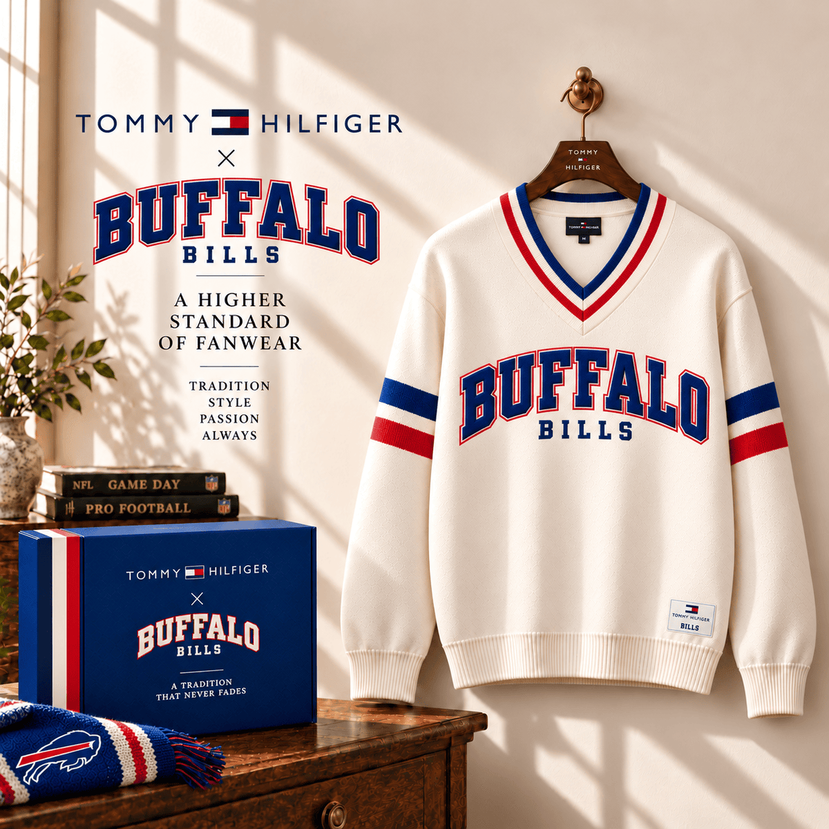 BFBL Varsity V-Neck Sweater PNPA