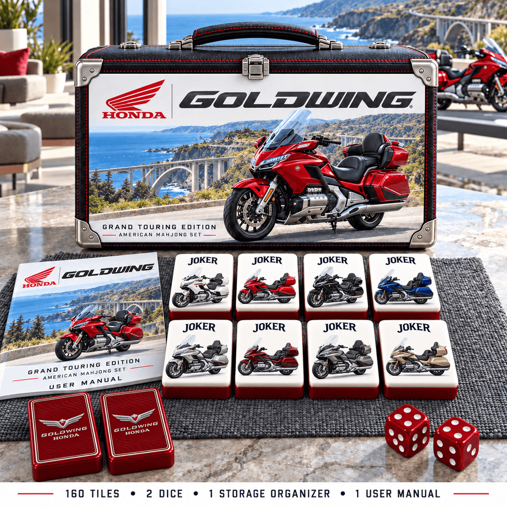 Premium HNDG Mahjong Tiles Set PVNA