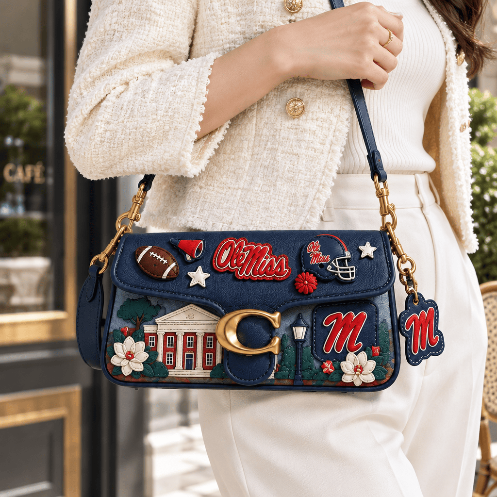 Premium OMR Coach Shoulder Cross With Charm LNTH