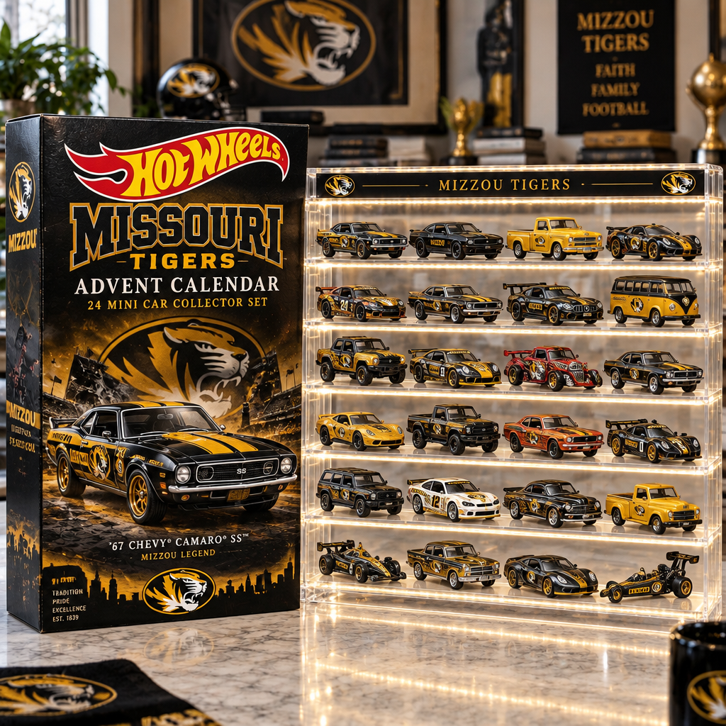 Missouri Tigers Premium Mini Car Advent Calendar