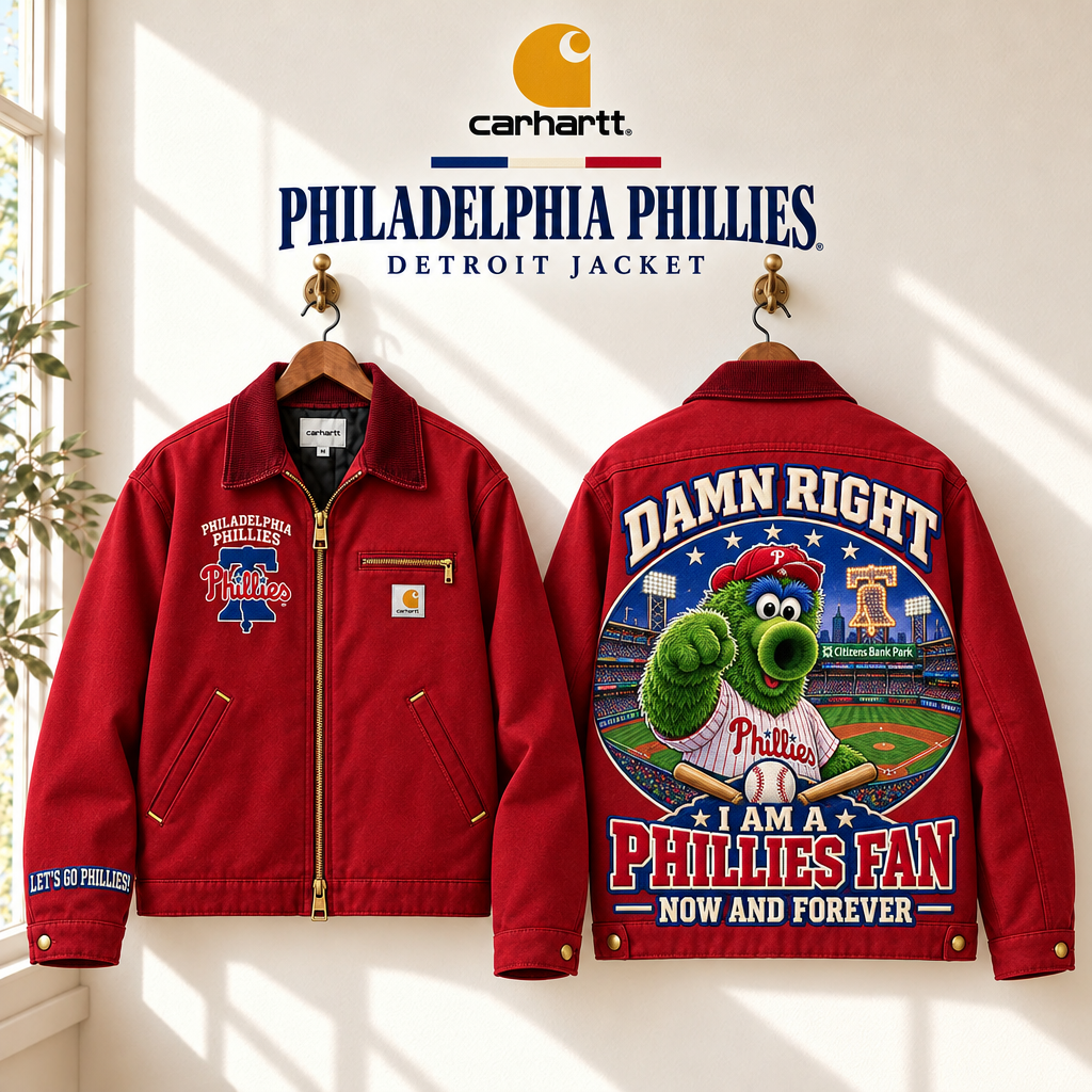 Philadelphia Phillies Embroidered Detroit Jacket