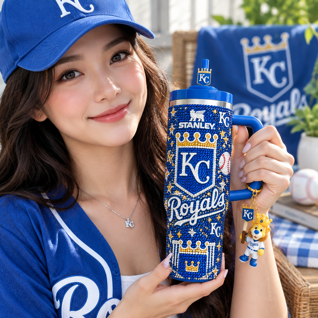 Kansas City Royals 40oz Tumbler With Handle TTNL